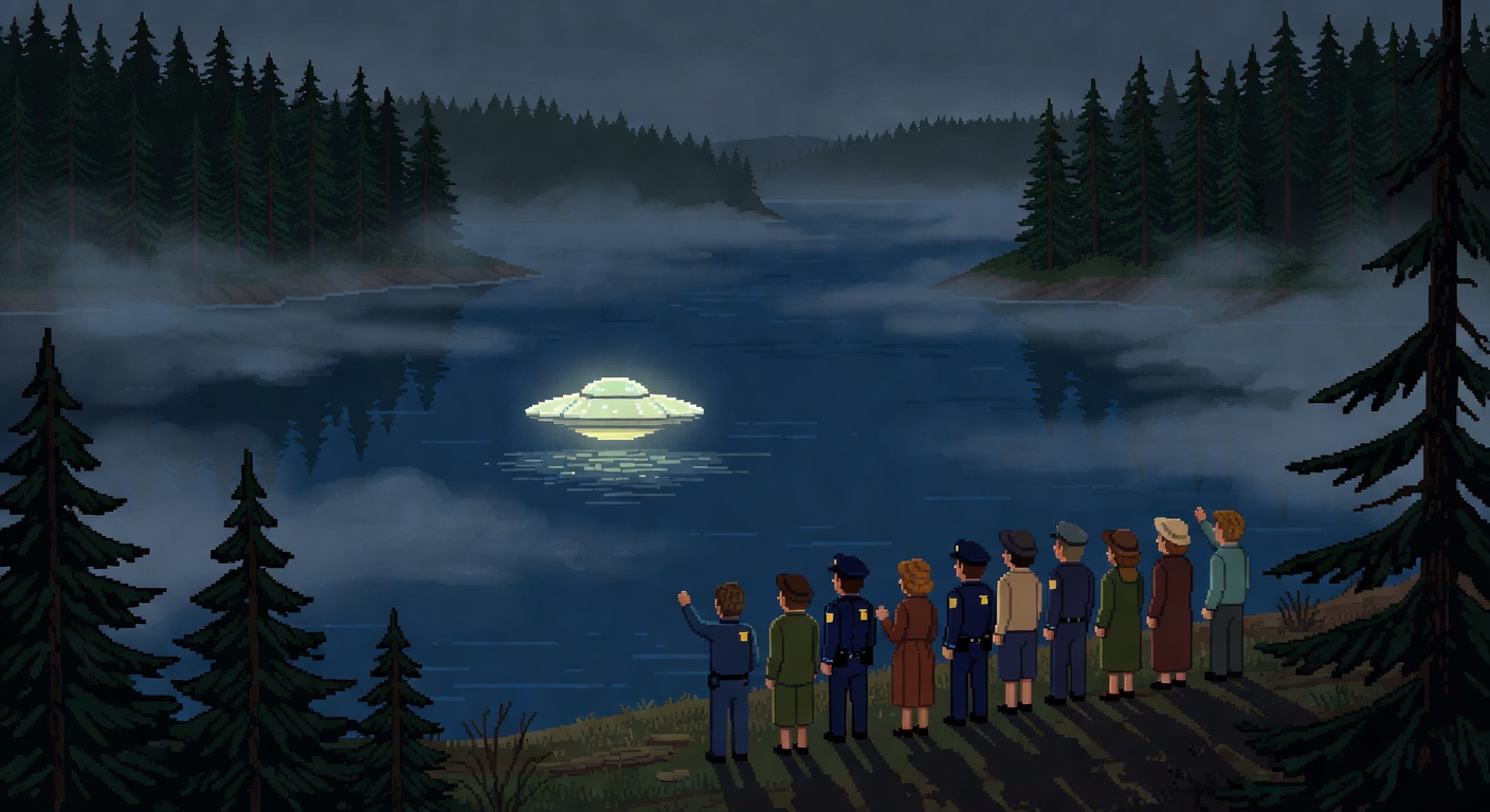 1966 Wanaque Reservoir UFO Witnessed by Police