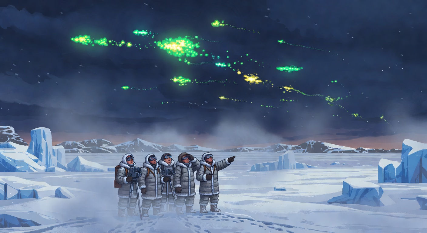 Antarctica 1965 Mysterious Lights