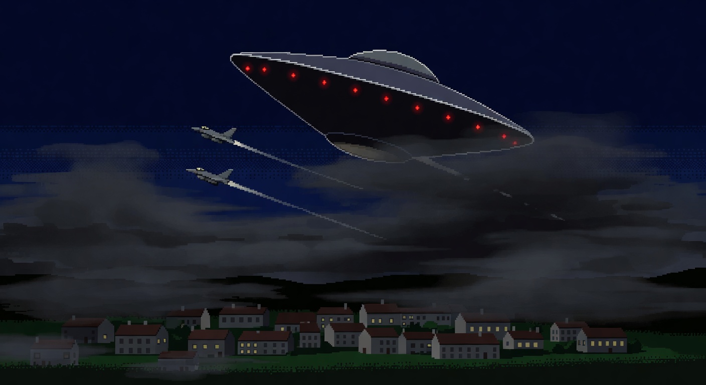 Belgium 1990 Triangular UFO Photographed