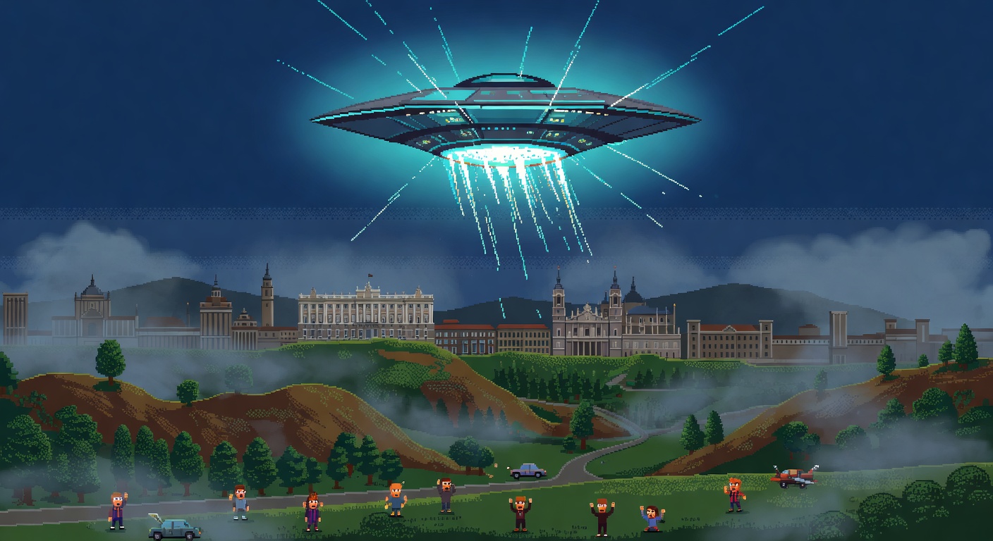 Bright Object Sighted Over Madrid in 1976