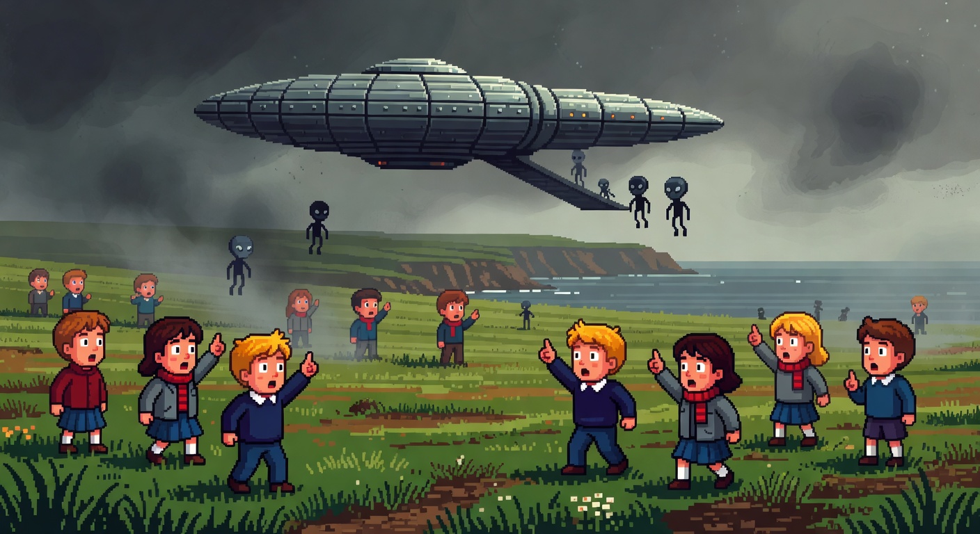 Broad Haven 1977 Schoolchildren See UFO