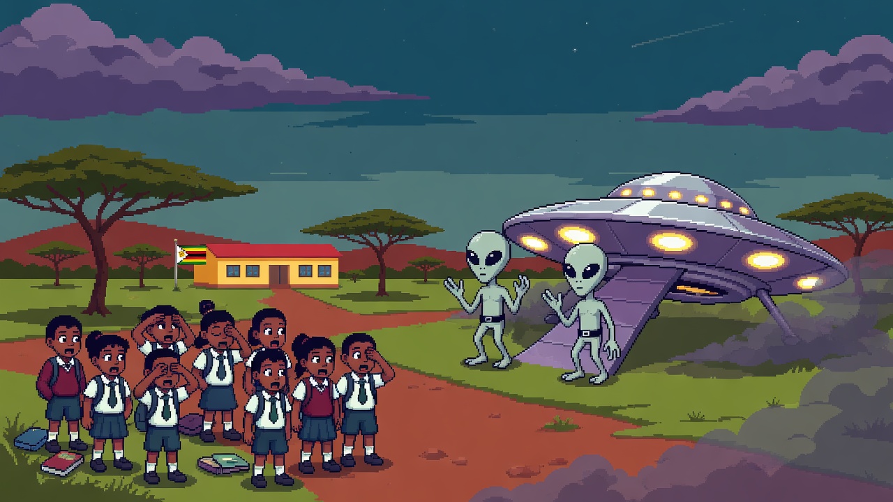 Children Spot Silver Disc and Beings at Ariel School in 1994