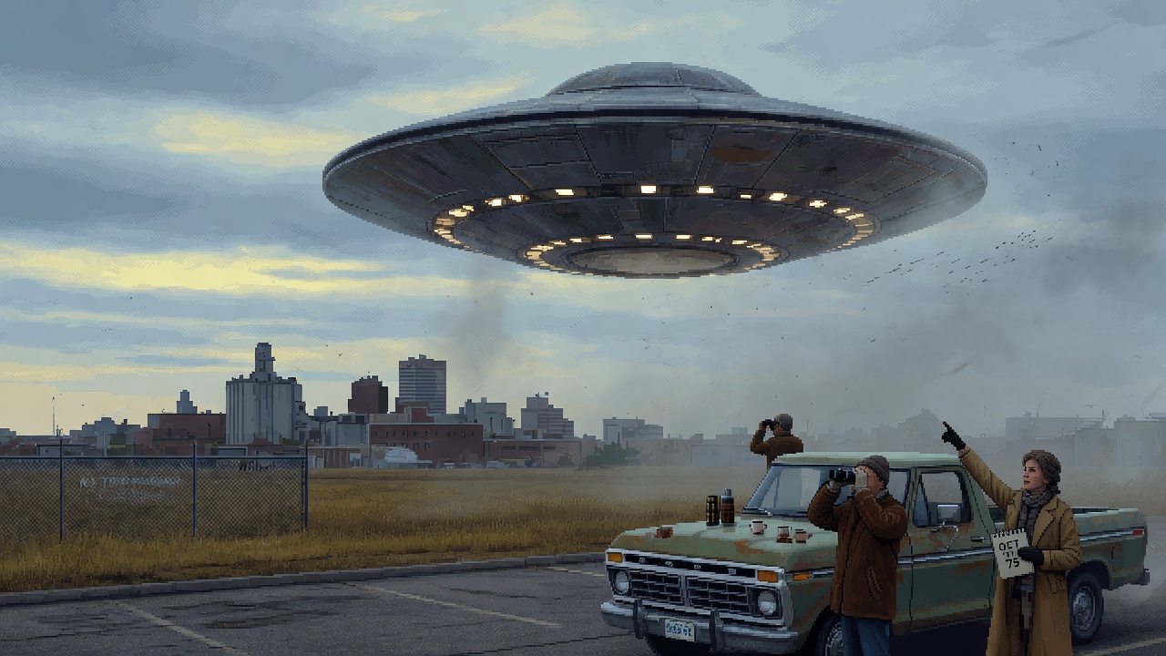 Daylight Disc Glides Silently Over Winnipeg In 1975