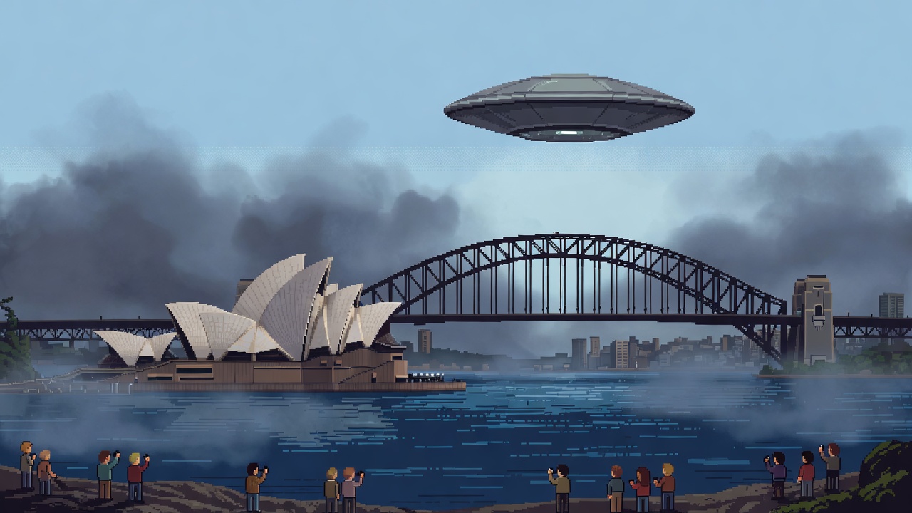Daylight Disc Observed Hovering Over Sydney Australia in 1973