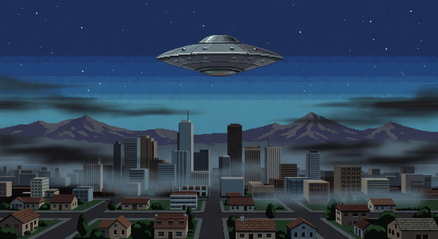 Disc Hovers Silently Over Denver Colorado in 1967