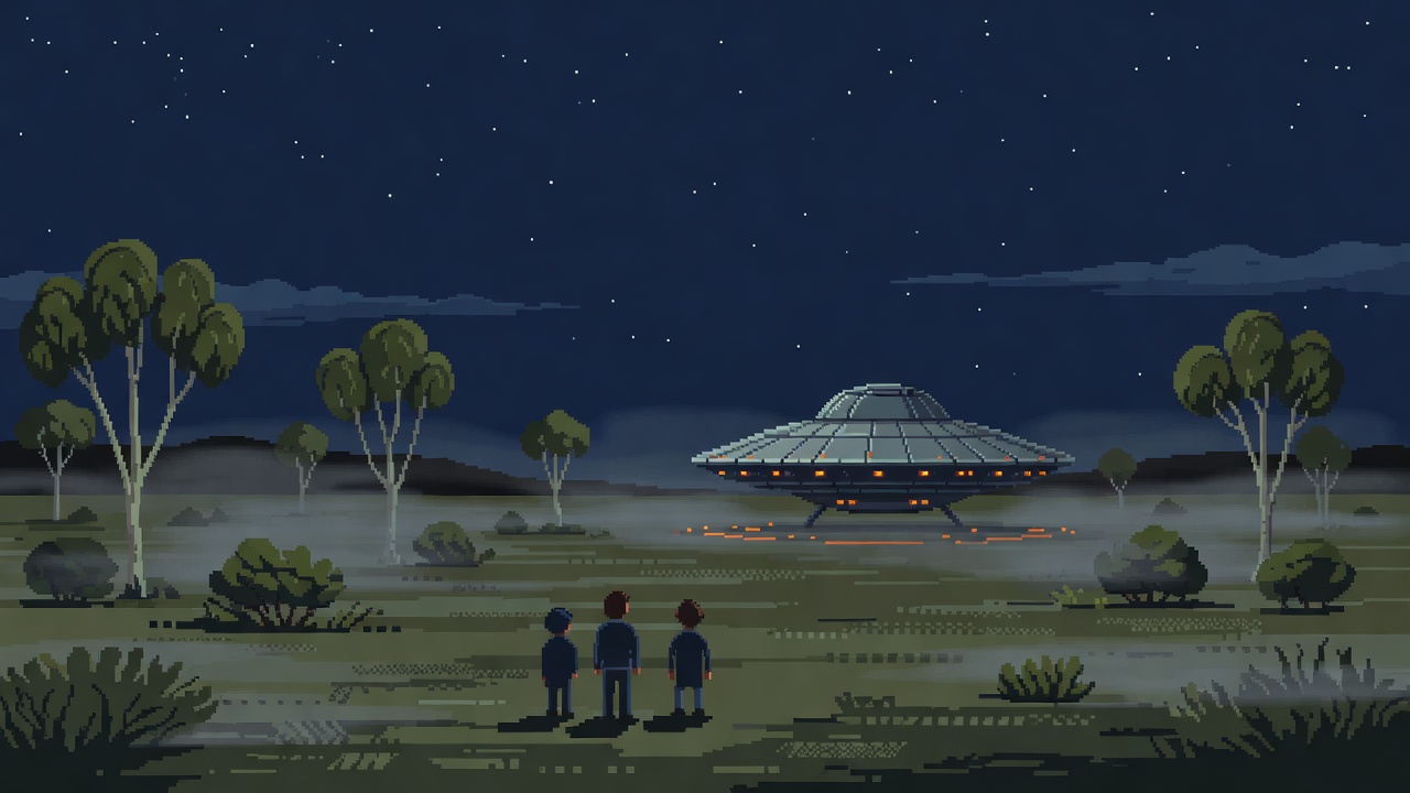 Disc Shaped Craft Lands Near Ballarat Australia in 1966