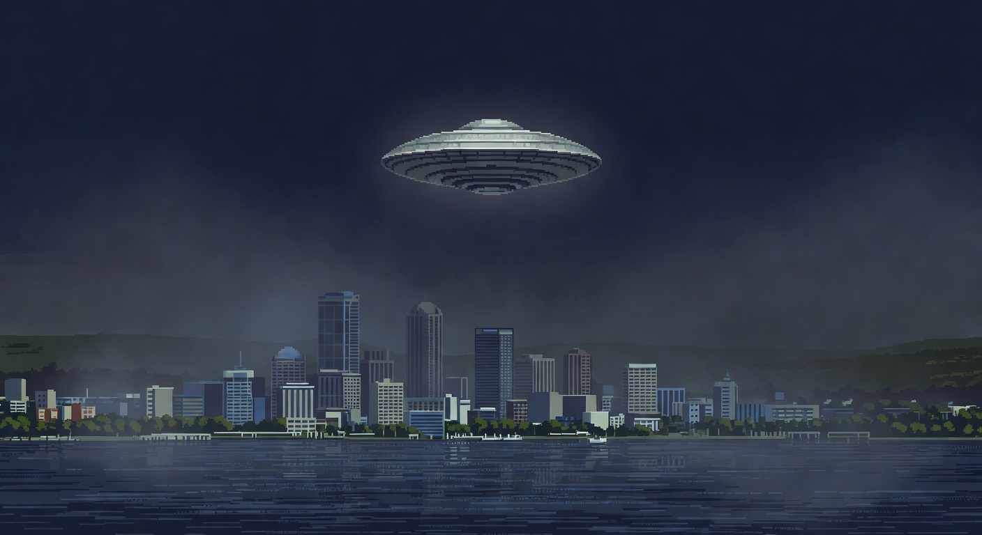 Disc Shaped Object Hovers Over Perth Australia in 1965
