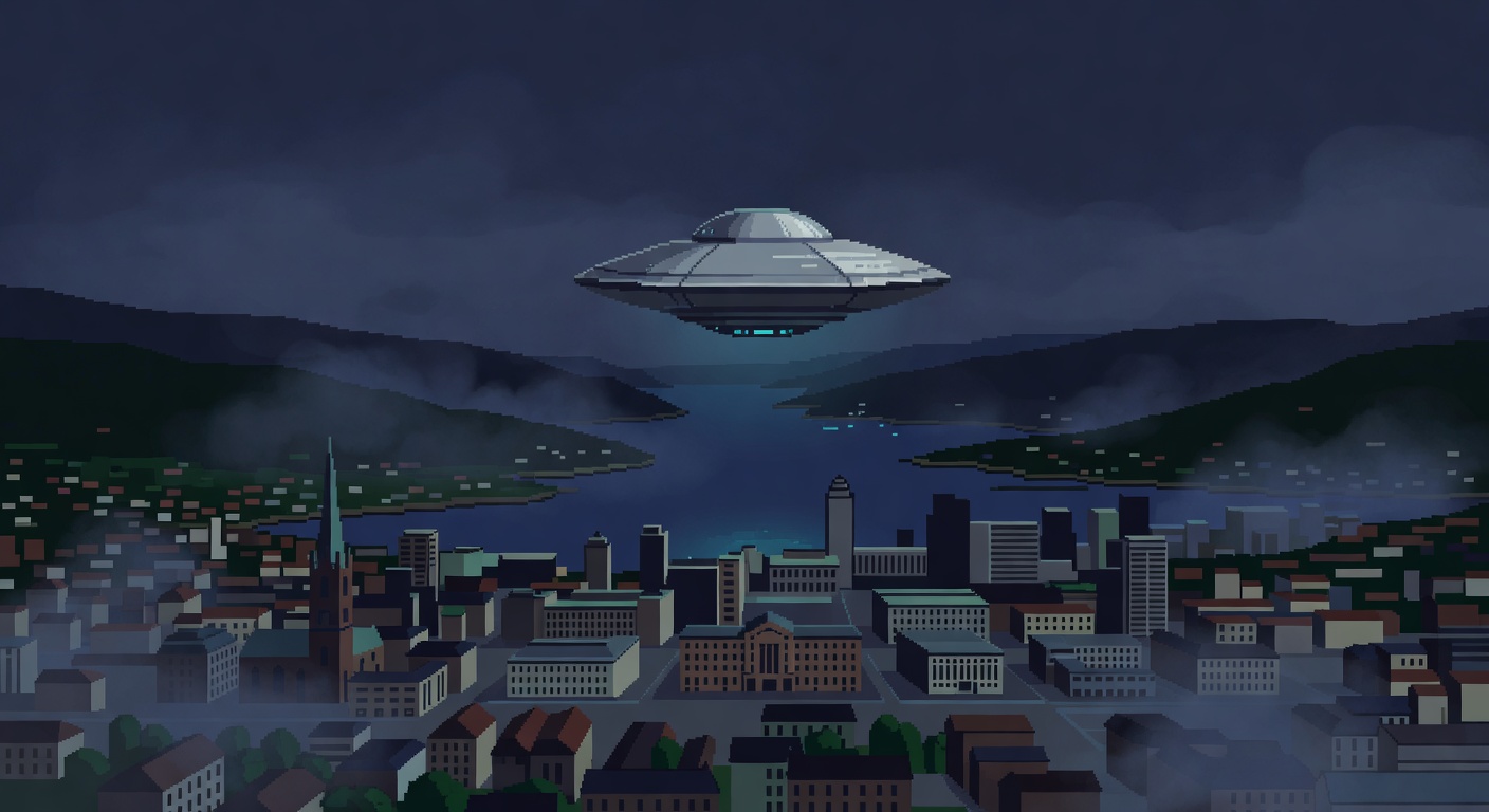 Disc Shaped Object Observed Hovering Over Oslo In 1954
