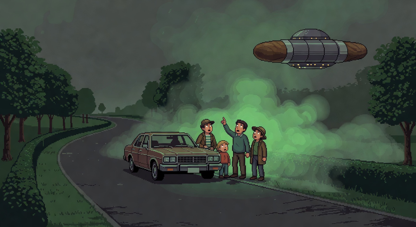 Family Drives Through Green Mist And Loses Hours In Aveley 1974
