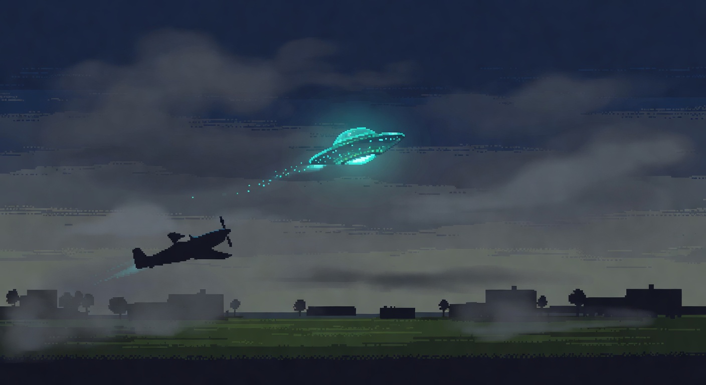 Fargo 1948 Pilot Chases Luminous Object