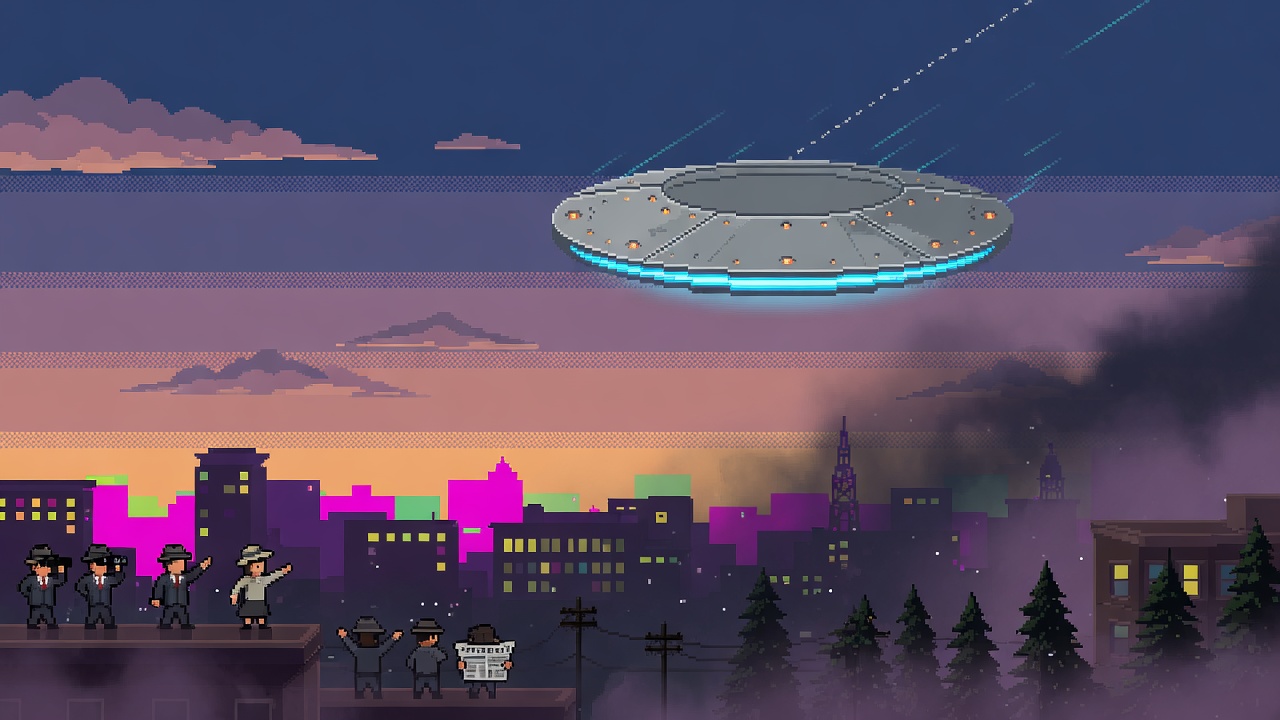 Flying Disc Observed Hovering Above Atlanta in 1950