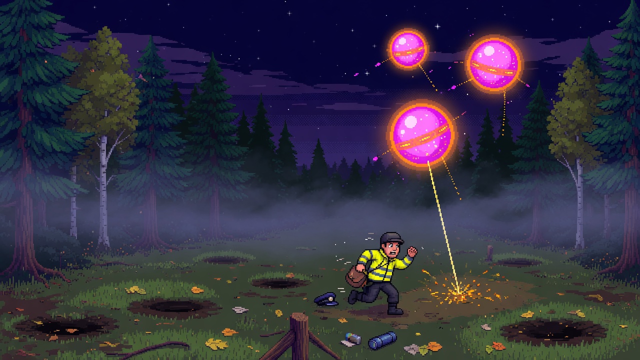 Forestry Worker Assaulted By Metallic Spheres In Livingston Woods
