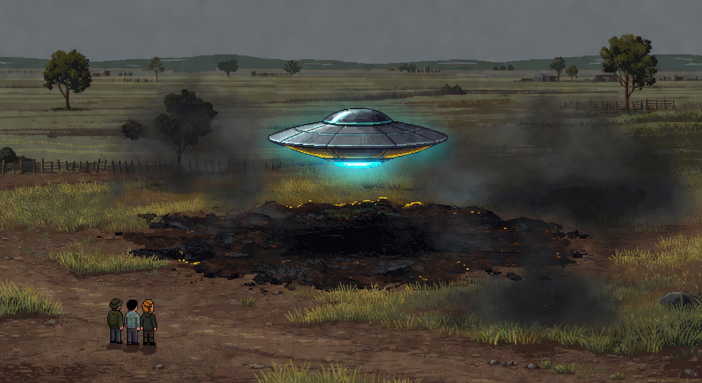 Goulburn Australia 1954 Glowing Disc Sighting