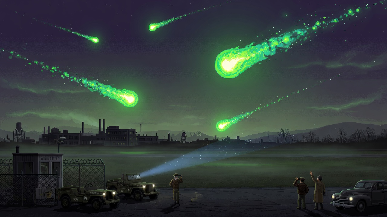 Green Fireballs Streaked Across Dayton Skies in 1949