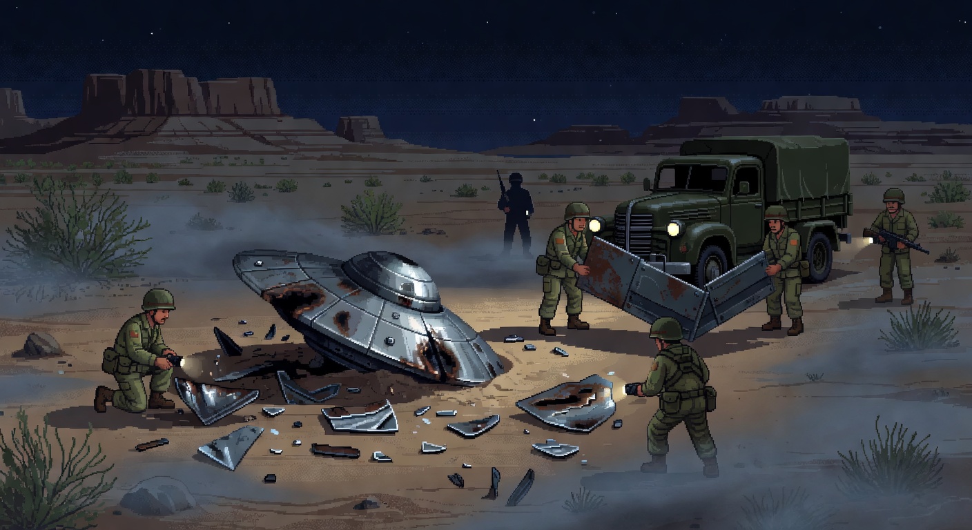 Kingman Arizona 1953 Crashed UFO