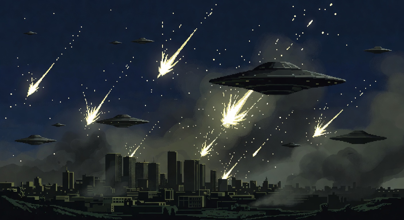 Los Angeles 1942 Anti Aircraft Fire at Objects