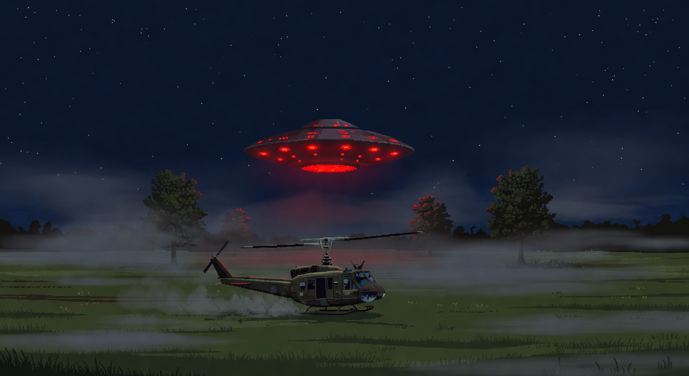 Mansfield Ohio 1973 Helicopter UFO Encounter