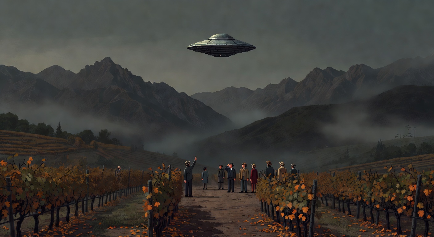 Mendoza Argentina 1954 Disc Shaped UFO