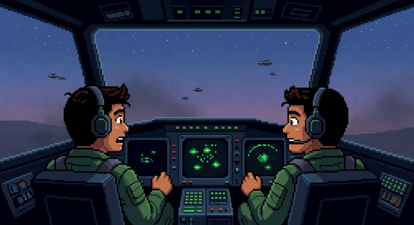 Mexican Air Force Films UFOs in 2004