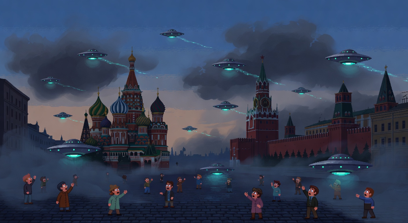Moscow 1990 UFO Sightings Surge