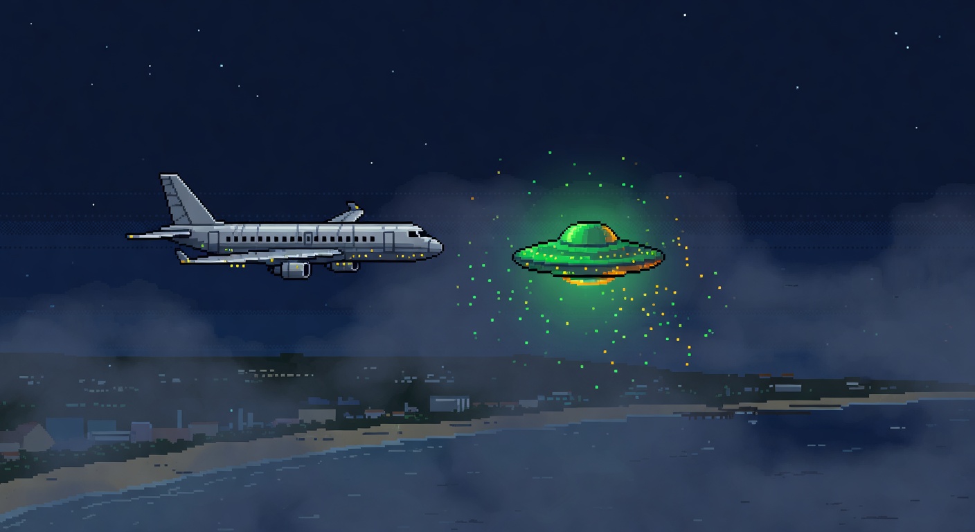 Pensacola 1970 Pilot Spots Glowing Object