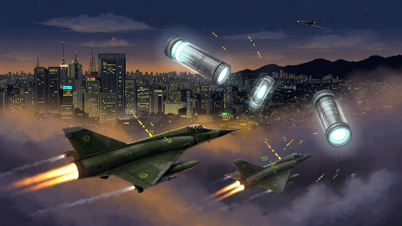 Pilots Chase Cylindrical UFOs Over Sao Paulo Brazil in 1986