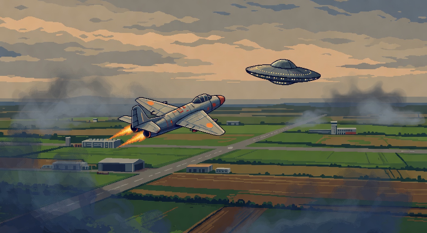 RAF Topcliffe 1952 Pilot Chases UFO