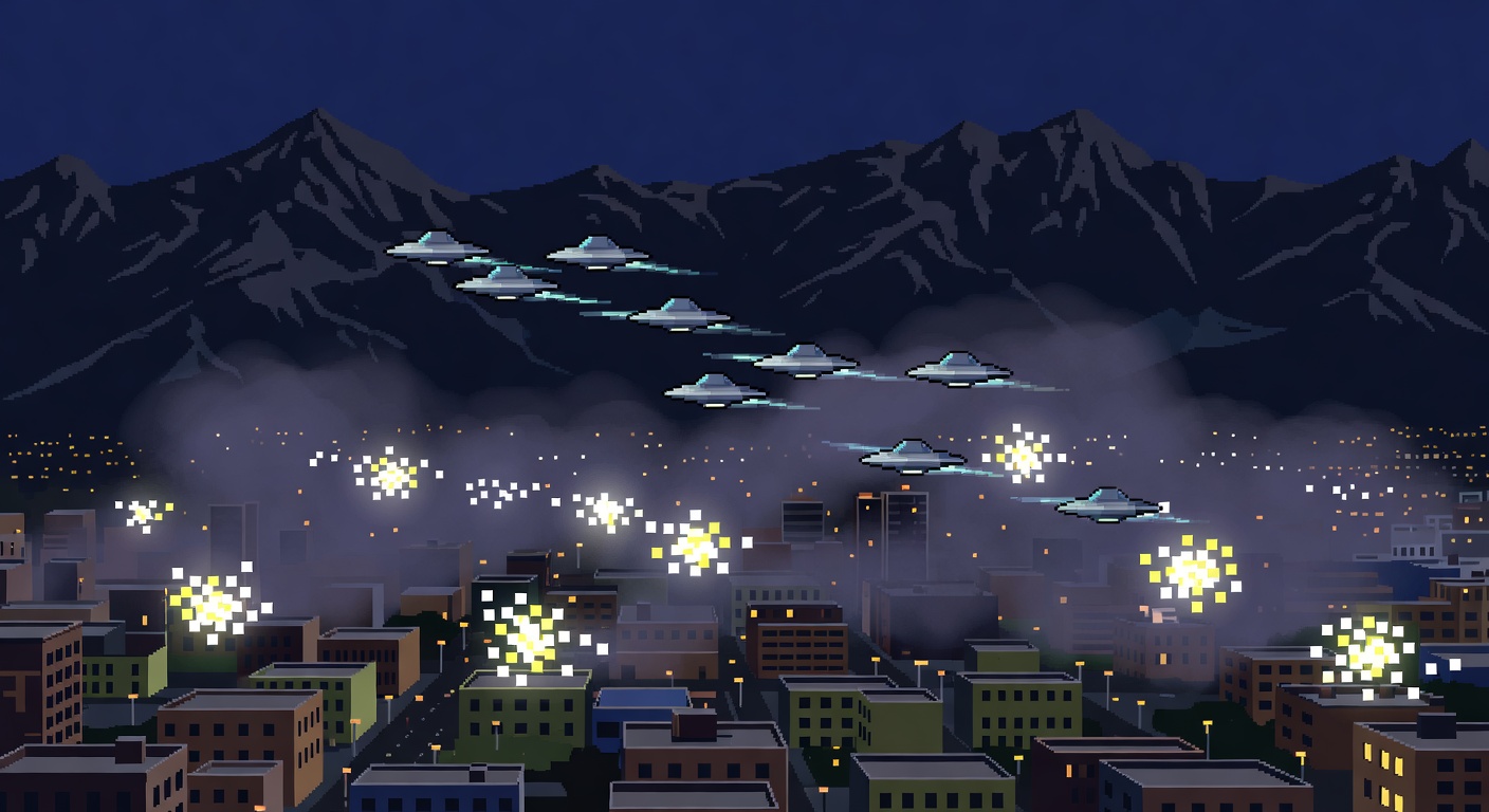Santiago Chile 1972 UFO Lights