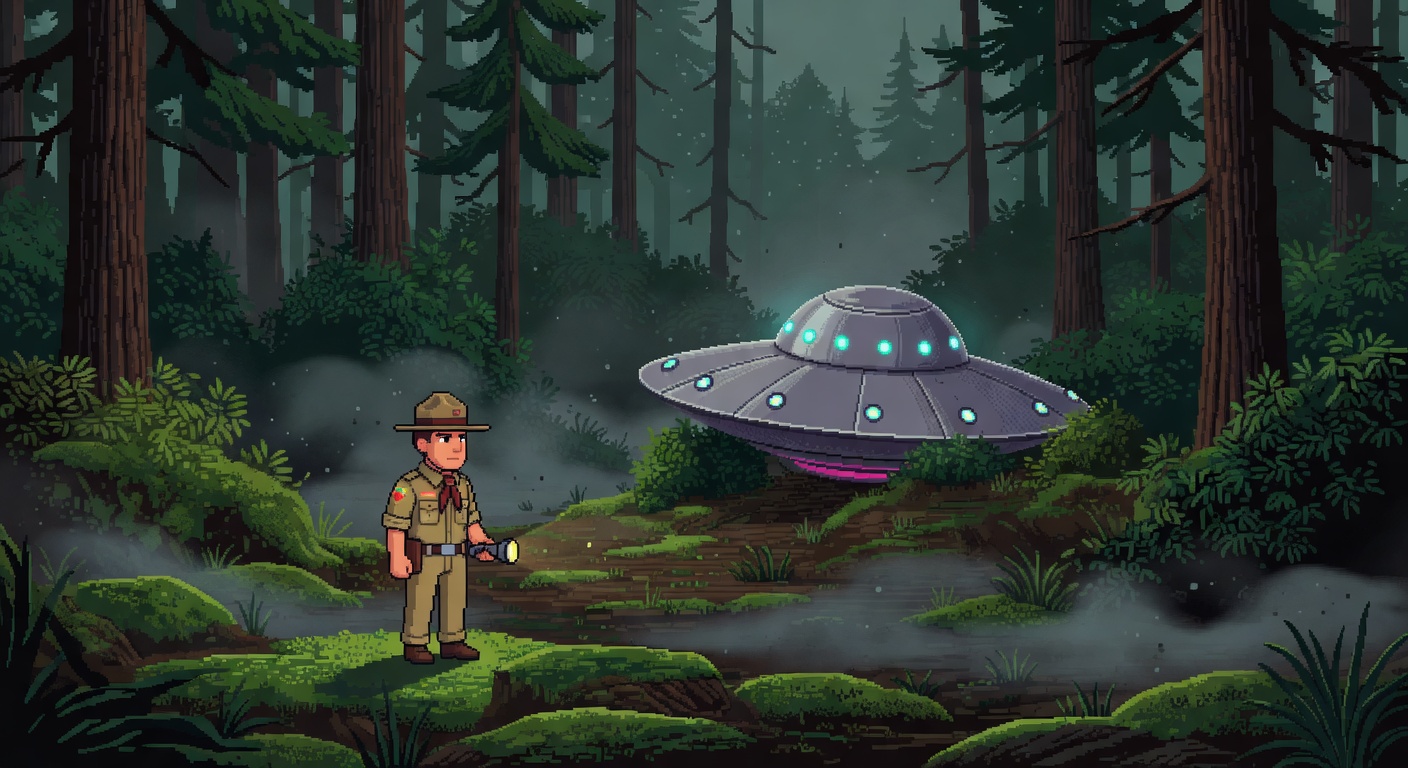 Scoutmaster Encounters Landed Disc Near Florida Boy Scouts in 1952