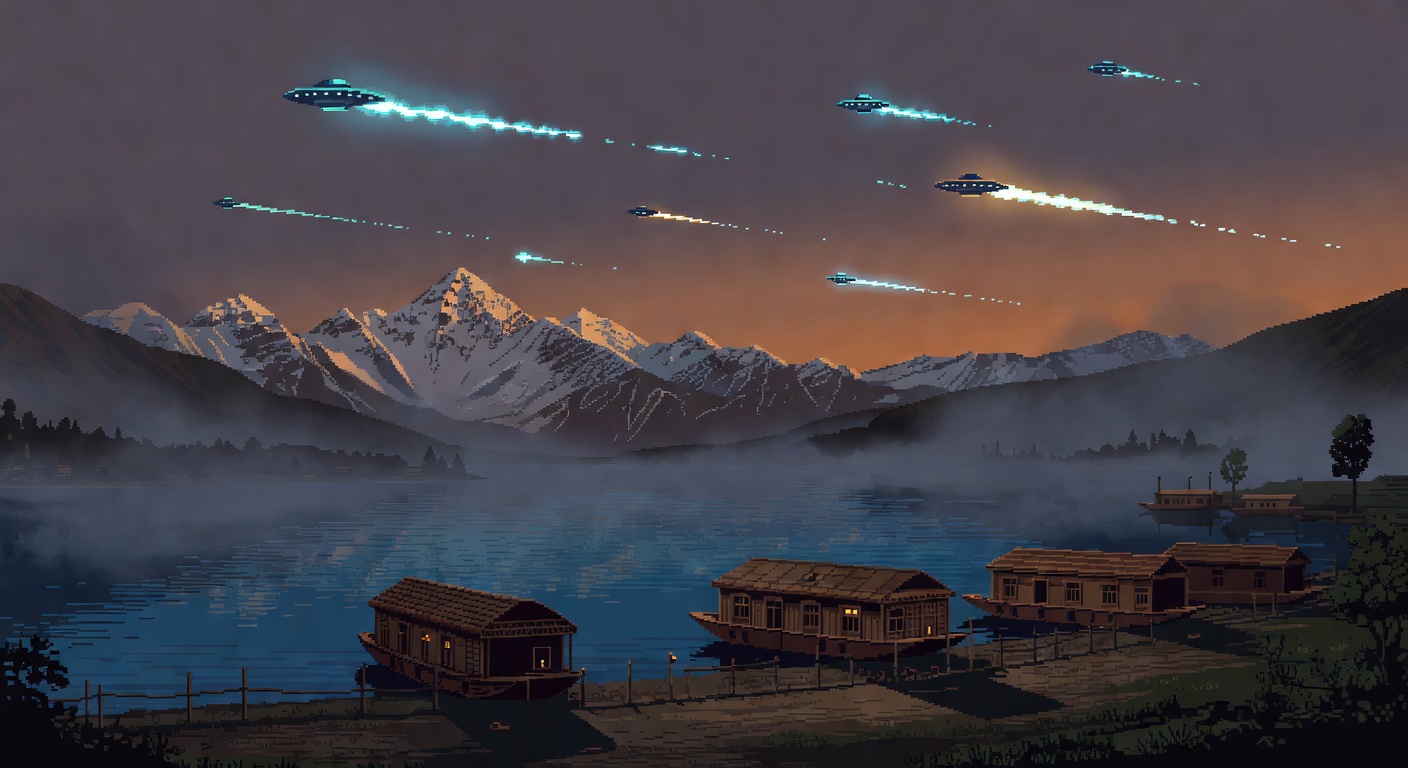 Srinagar India 1953 Mysterious Lights