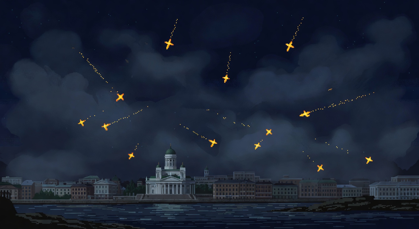 Strange Lights Perform Impossible Maneuvers Over Helsinki in 1963