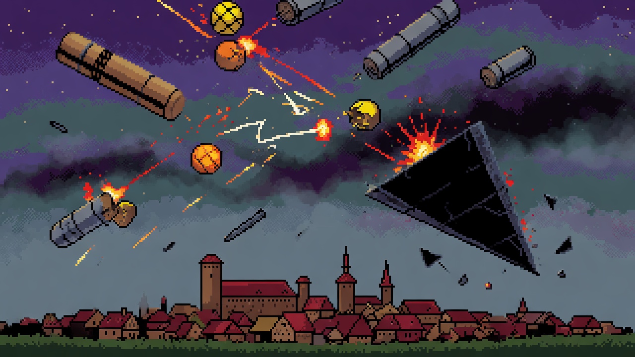 Strange Objects Battle Above Nuremberg in 1561