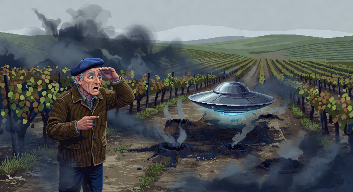 Trans en Provence 1981 Farmer Spots Landed UFO