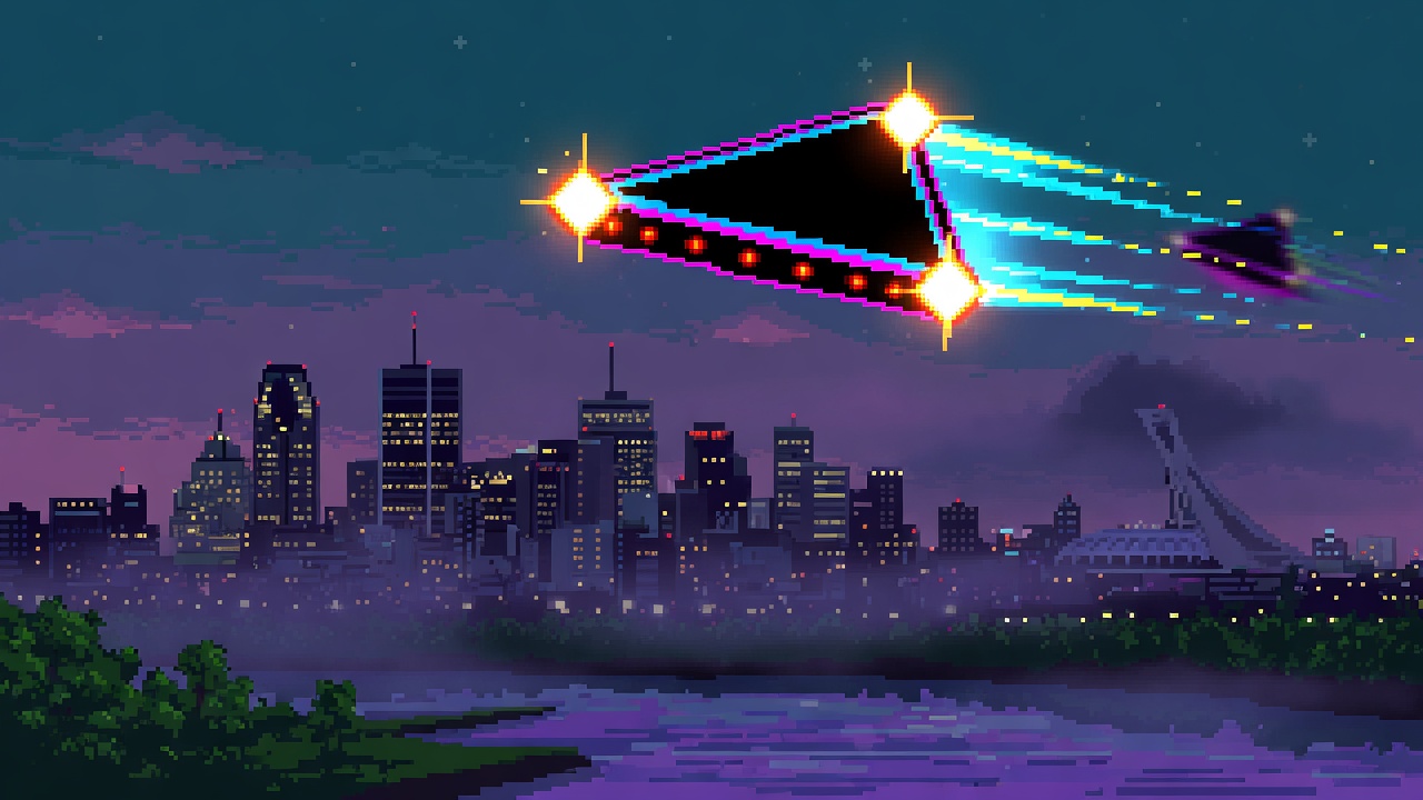 Triangular Craft Hovers Silently Over Montreal in 1990