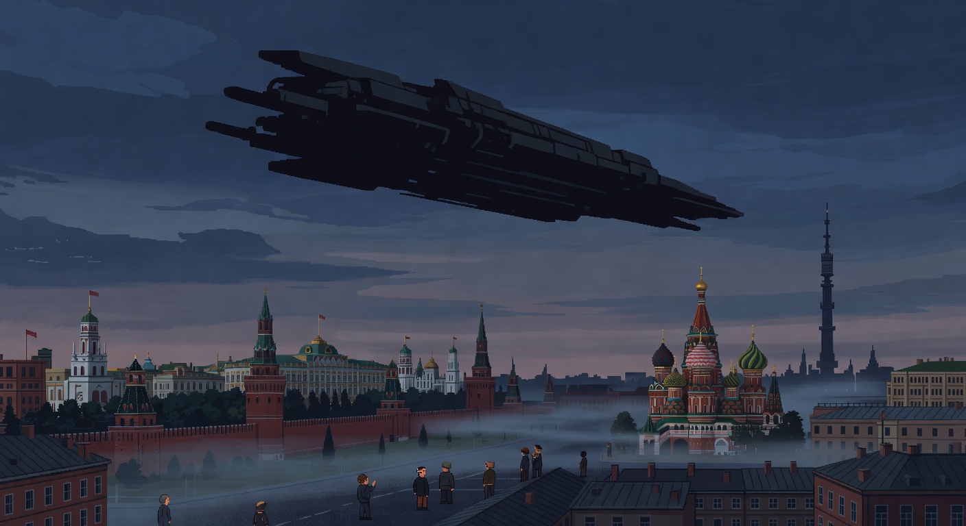 Triangular Craft Seen Flying Silently Over Moscow in 1996