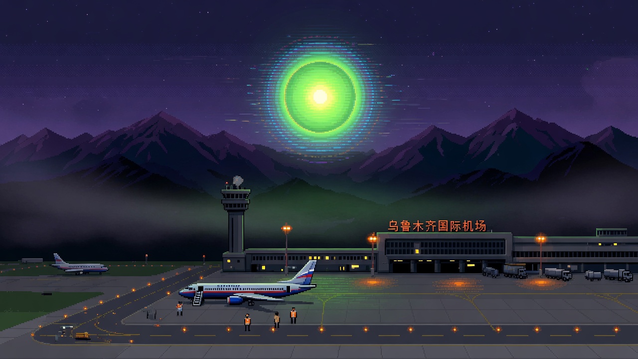 UFO Sighting Grounds Flights at Xinjiang Airport in 2010