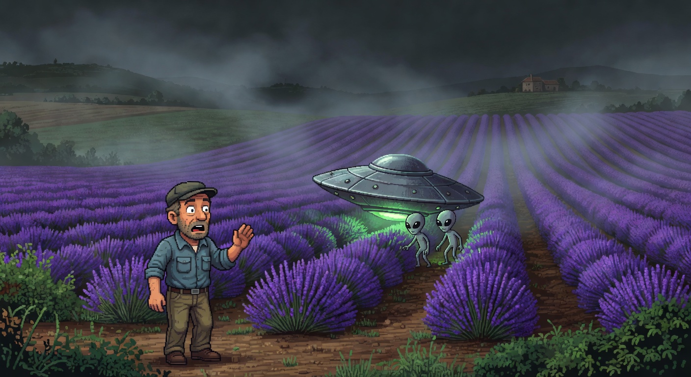 Valensole France 1965 Farmer Encounters UFO