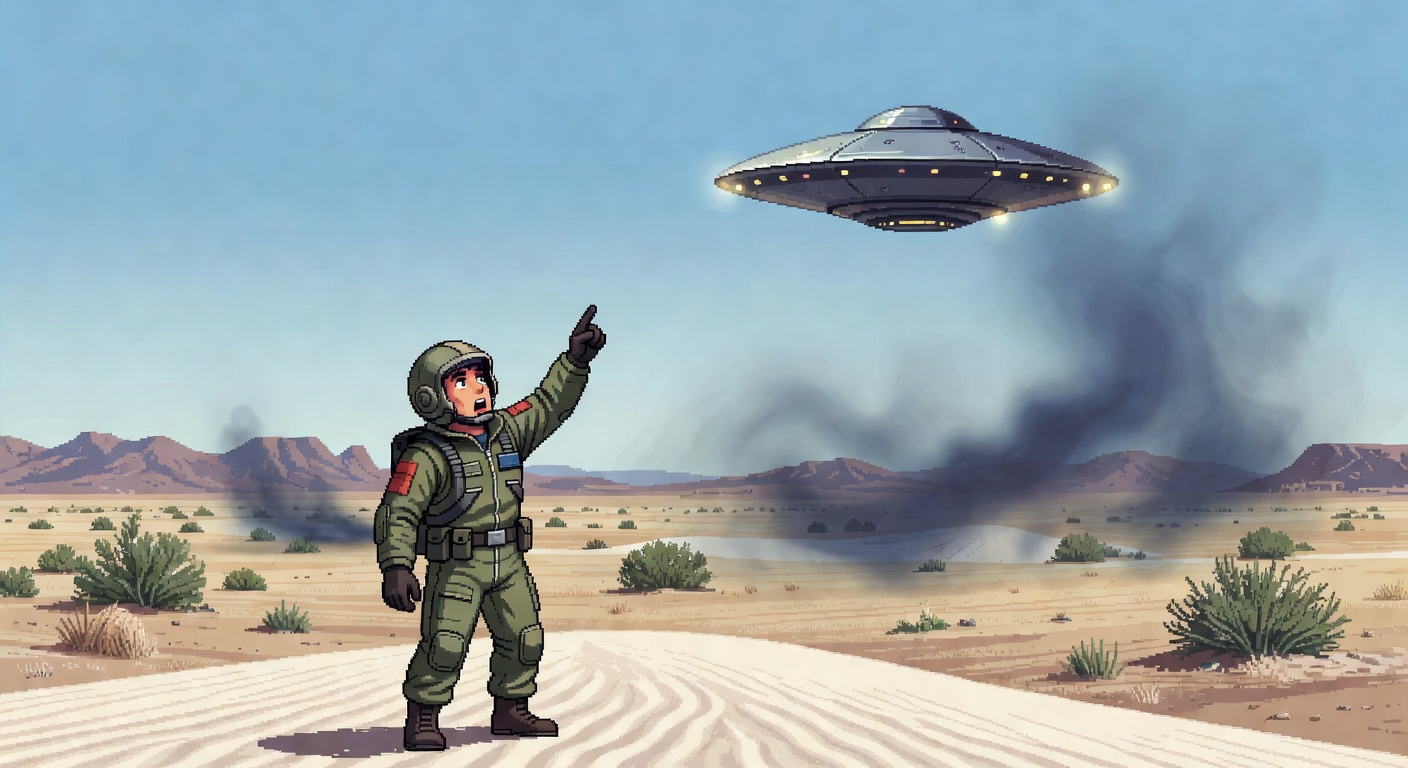 White Sands 1949 Test Pilot Encounters Disc Shaped Object