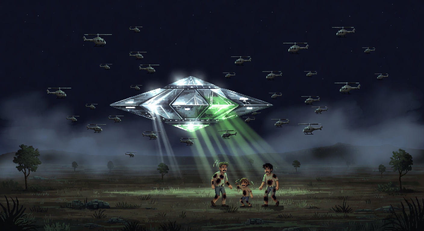 Witnesses Burned After Diamond UFO Chase With Helicopters in Texas
