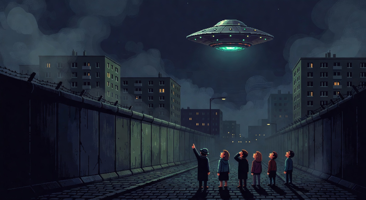 Witnesses Spot Glowing UFO Over Berlin in 1989